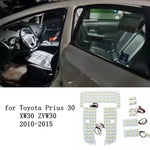 ampoules led voiture blanc modernes carrés points noirs intérieur nuit toit coffre