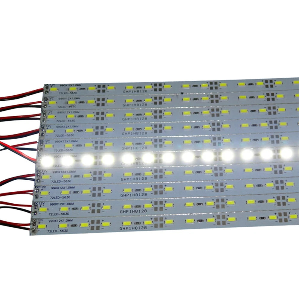 ruban led blanc aluminium autocollant moderne éclairage intérieur connecteurs électriques tension variable