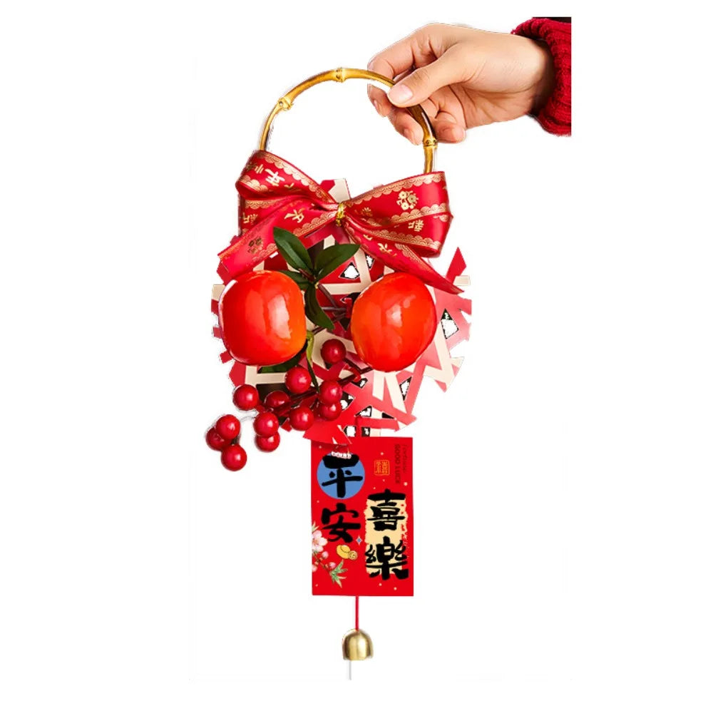 décoration nouvelle année bouquet fleurs artificielles rouge blanche dorée traditionnelle festive papier motif chinois