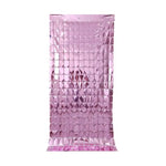 rideau pluie soie bleu rouge rose vert violet or carreaux miroir moderne festif happy