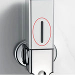 distributeur savon liquide mural noir argent acier inoxydable abs 500ml 1000ml 1500ml moderne minimaliste