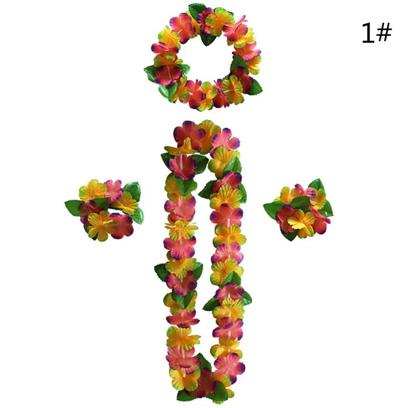 décoration anniversaire multicolore guirlandes fleurs artificielles extérieures festives adhésives maison amusantes