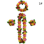 décoration anniversaire multicolore guirlandes fleurs artificielles extérieures festives adhésives maison amusantes