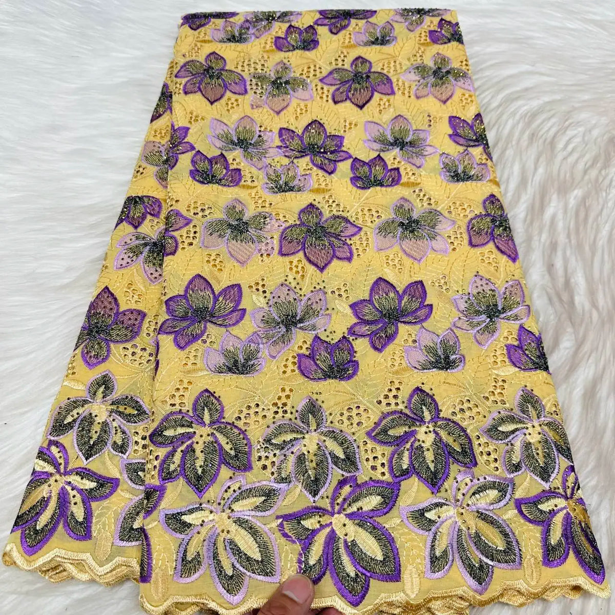 tissu coton voile dentelle broderie strass violet vert rose bleu mariage party