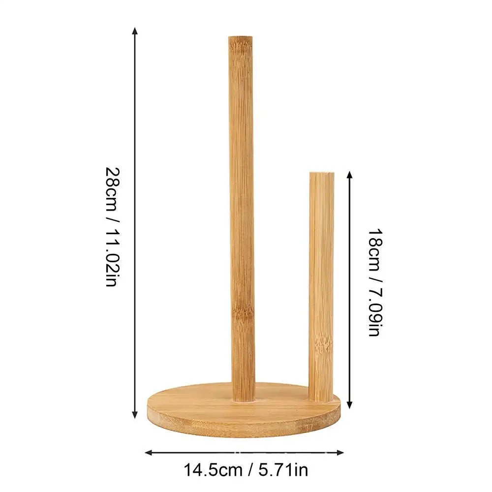 support serviettes bambou naturel minimaliste moderne sans rayures polyvalent facile durable