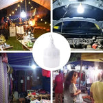 lampe led rechargeable usb blanc moderne crochet camping nuit économie energie