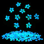 décoration extérieure galets lumineux bleu vert modernes semi translucides 300pcs