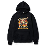 Sweat-shirt anniversaire 40 ans design retro 1985 noir decoration cadeau homme