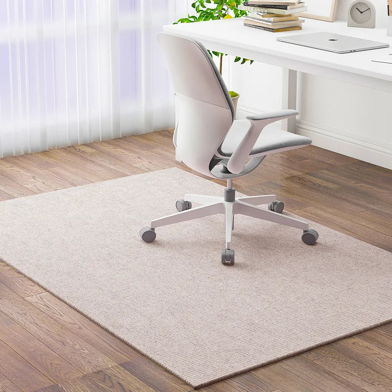 tapis sol intérieur moderne antidérapant tissé polyester gris bleu marron maison