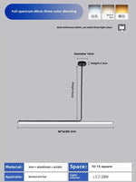 luminaire suspension moderne minimaliste rouge noir blanc articulation chambre salon