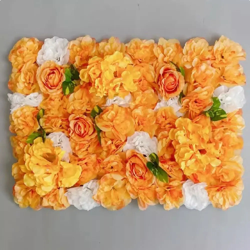 panneaux decoratifs fleurs artificielles rose violet blanc modernes intérieur mariage anniversaire diplomes