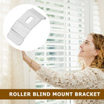 clips stores roulants argenté moderne fixation stores enrouleurs verticaux brackets blindes