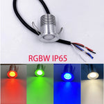 projecteur led rgbw ip65 3w noir blanc argent moderne 28mm 34mm 32mm