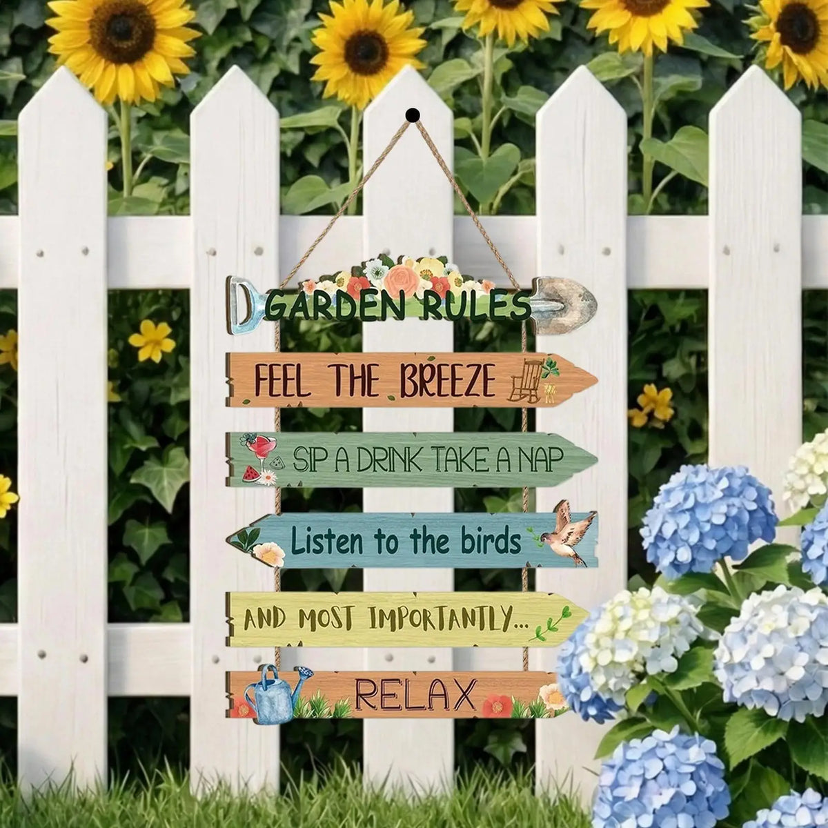 panneau decoratif mural bois floral oiseaux classique rustique jardin familial vert beige bleuclair jauneclair
