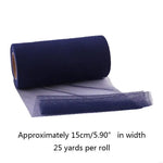 rubans tulle opaques couleur rouge rose blanc bleu noir vert décoratifs largeur 15cm