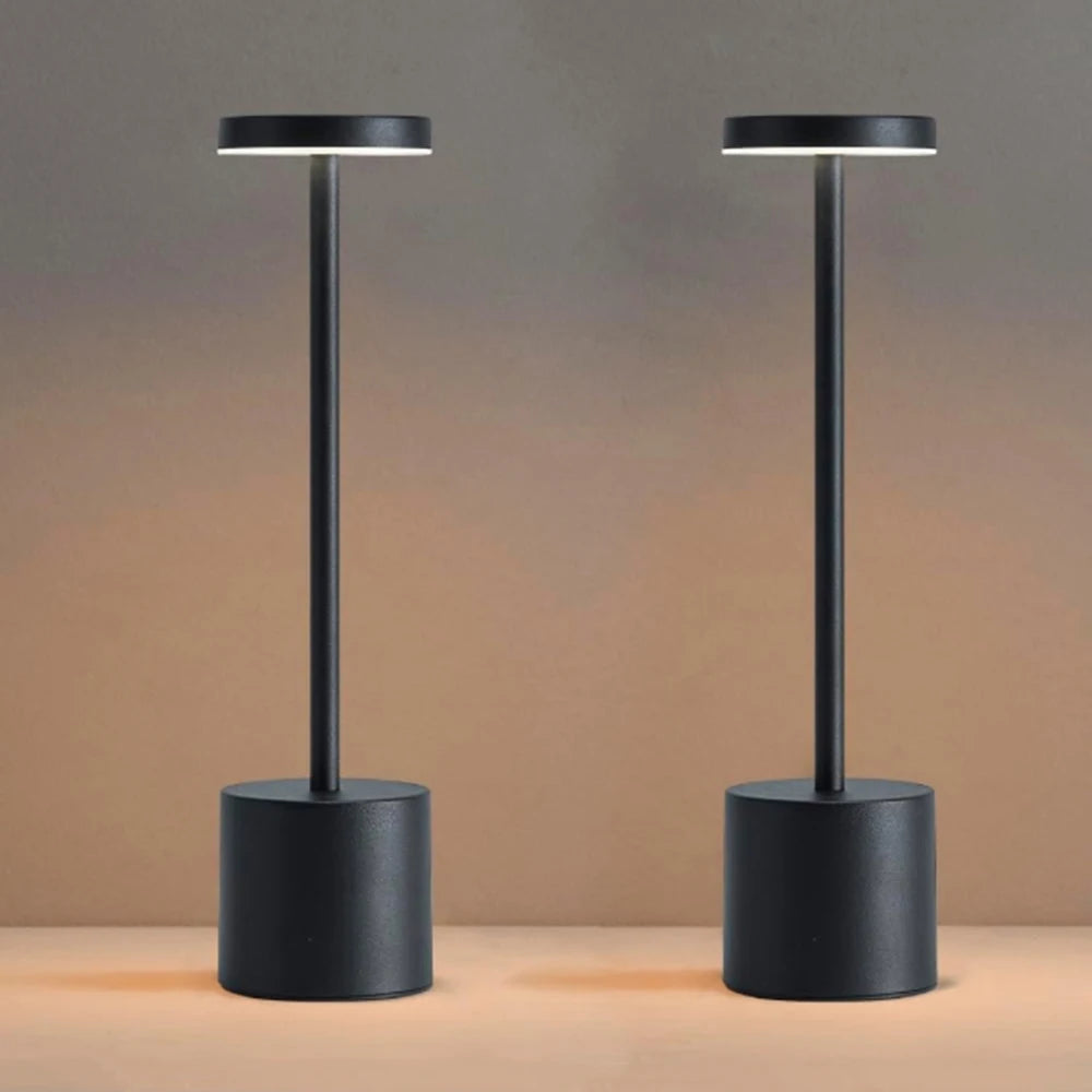 lampe table tactile led rechargeable couleurs réglable moderne minimaliste portable