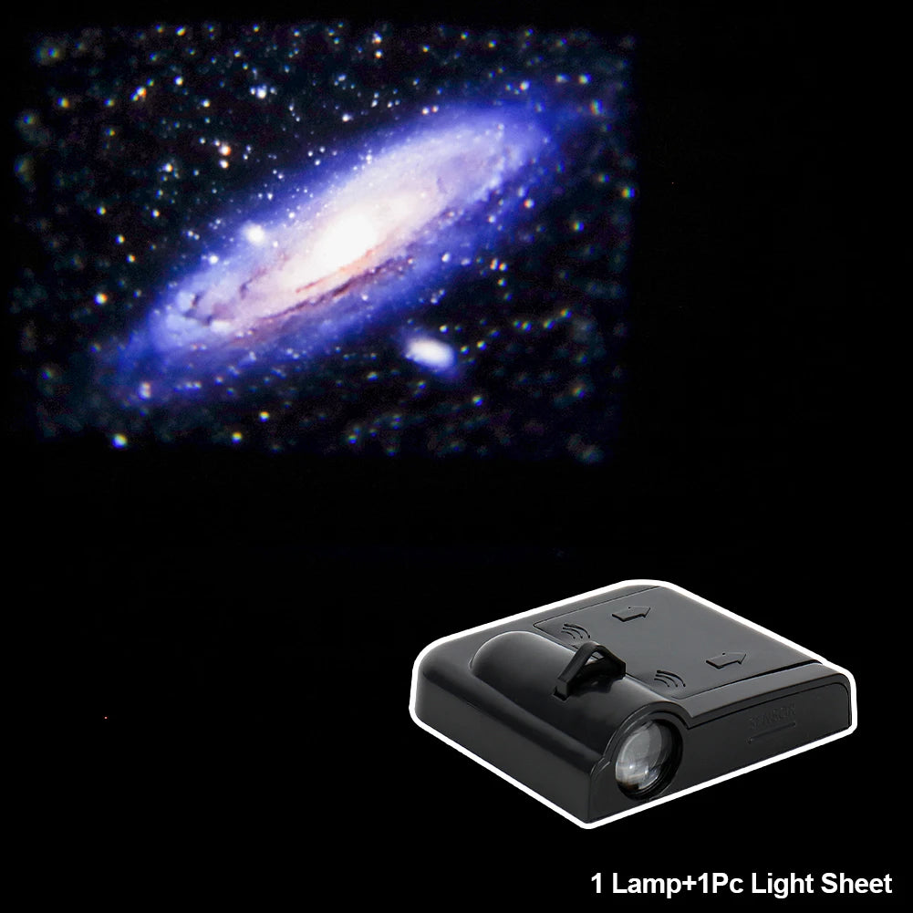 projecteur mural transparent moderne adhésif veilleuse led noir terre projection chambre
