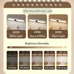 lampe led rechargeable murale moderne blanc minimaliste télécommande flux lumineux 60 249 lumens