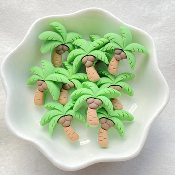 aimants décoratifs cartoon animaux compagnies jaune vert beige bleu blanc plage cocotier