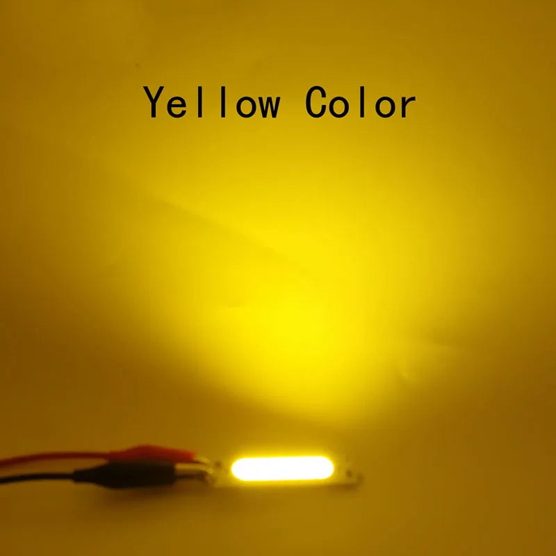 lampe led 60x15mm blanc orange rose vert bleu rouge moderne 2w 12v