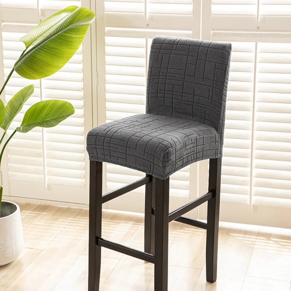 housses chaise carreaux vert gris moderne adhésif extérieur mariage opaques polyester coton adjustable