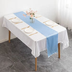table chemin rouge bleu roi jaune doré gris moderne uni opaquement