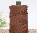 corde coton tressée 3mm fil tissé décoratif couture artisanat accessoires faits main