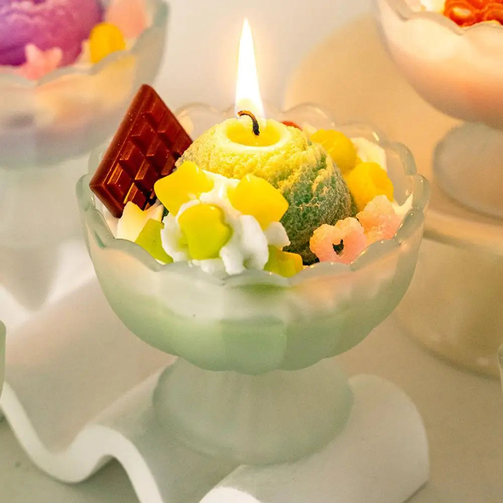 bougie parfumée fruits myrtilles citron noix coco framboise moderne créative verte violette jaune rose