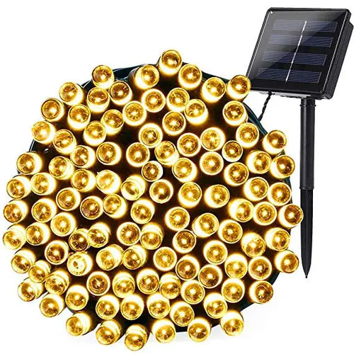 guirlande lumineuse solaire multicolore décorative extérieure jardin mariage fête Noël étanche moderne longue