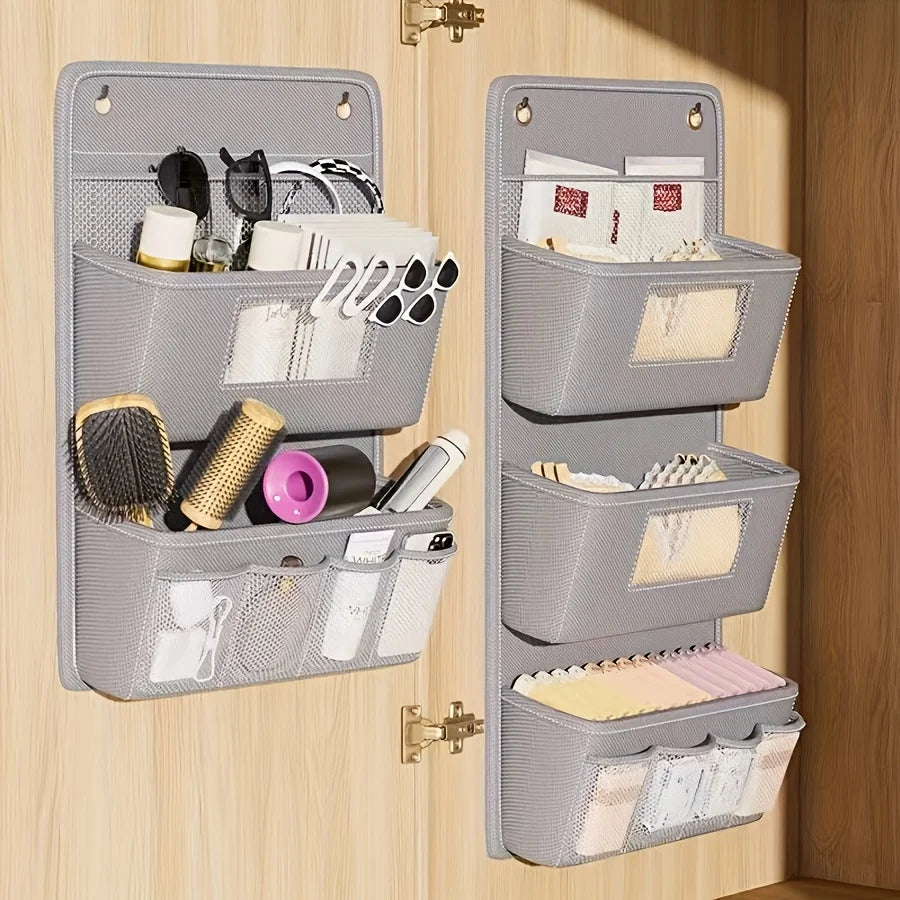 organisateur mural gris maille fine moderne rangement porte clés brosse toilettage