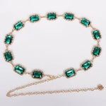 bracelet métal strass rouge vert marron noir bleu clair classique élégantSizeMode boucle