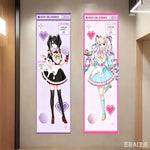 poster mural anime illustration fille costumes servant NEEDY GIRL OVERDOSE LOGIN violet rose noir