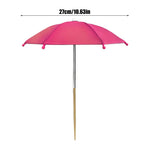 voiles d'ombre moderne parapluie piquet fixe protection uv plantes multicolore opaques