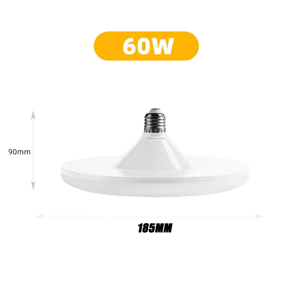 ampoule led ufo forme soucoupe volante 220v blanc froid 5500k 7000k e27 moderne