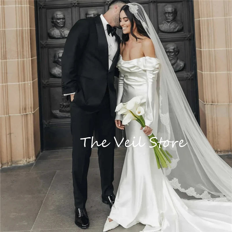 voile mariée blanc dentelle transparente classique bouquet fleursextérieur unique élégant
