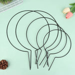 clips table or noir coeurs ronds minimaliste métal 26cm 24.5cm 18cm 28cmiaux clips table