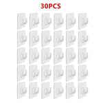crochet mural transparent adhésif pvc moderne porte serviettes porte clés support charge lourde organisation