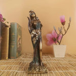 statue justice thémis bronze or balance épée couronne livres antiques classique antique