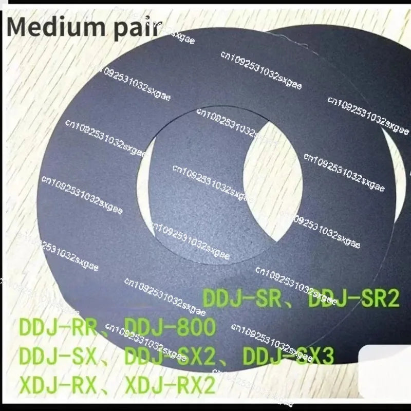 disques protection adhésifs blancs noirs contrôleur dj opaques pratiques rondes fentes centrales