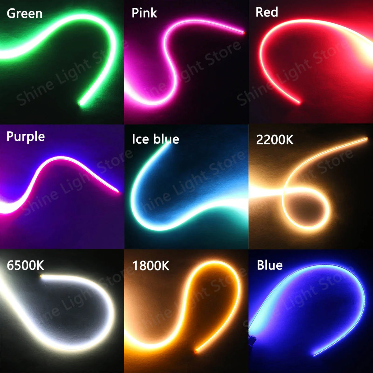 ampoules led filament flexibles 3v multicolores décoration diy éclairage moderne