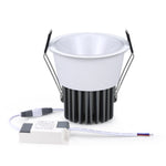 projecteur led spot noir blanc doré moderne câble alimentation certification ul rohs