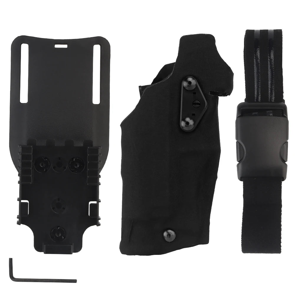 holster glock 17 19 lampe torch multicam camouflage noir mat vert ranger
