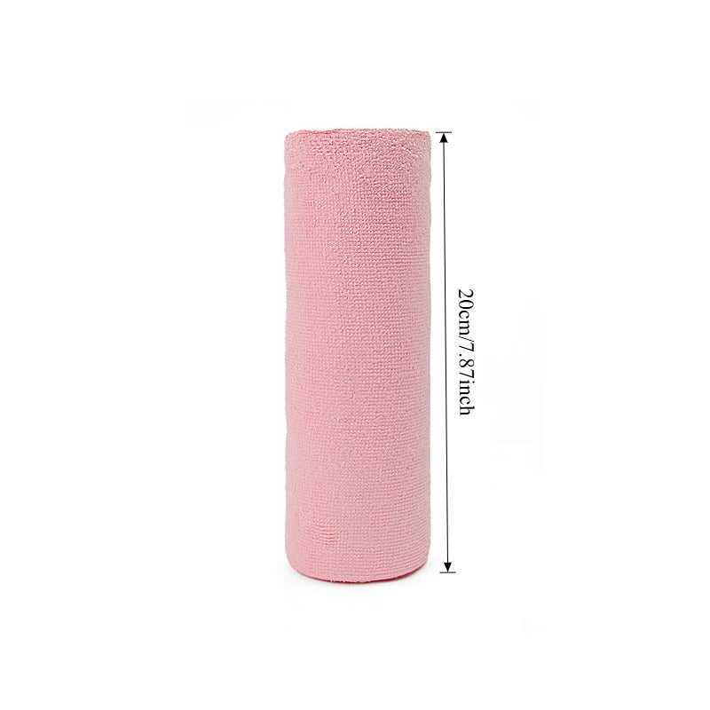 serviettes cuisine réutilisables microfibre rose vert gris bleu jaune respectueuses environnement moderne