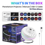 Projecteur d'étoiles utilisé comme veilleuse dans une chambre d'enfant