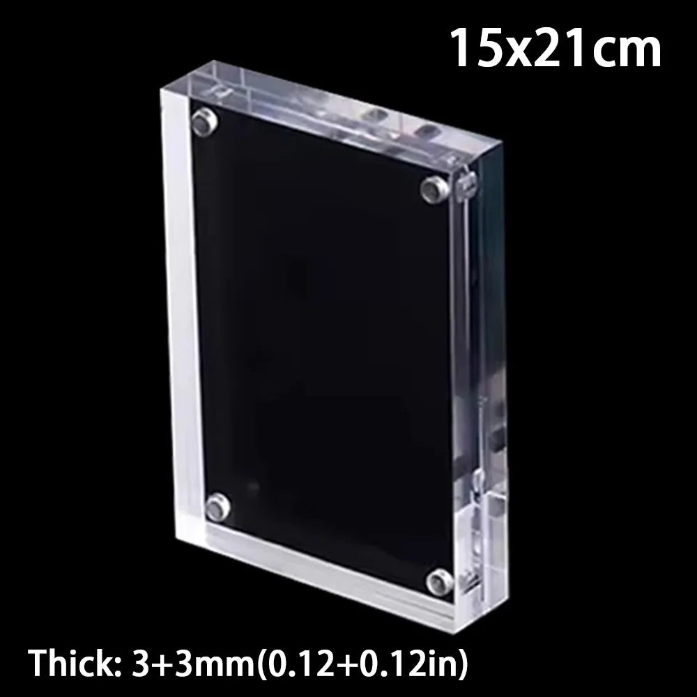 cadre photo moderne transparent 10x15cm 15x21cm 5x8cm 6x9cm 7x10cm 7x12cm 9x13cm