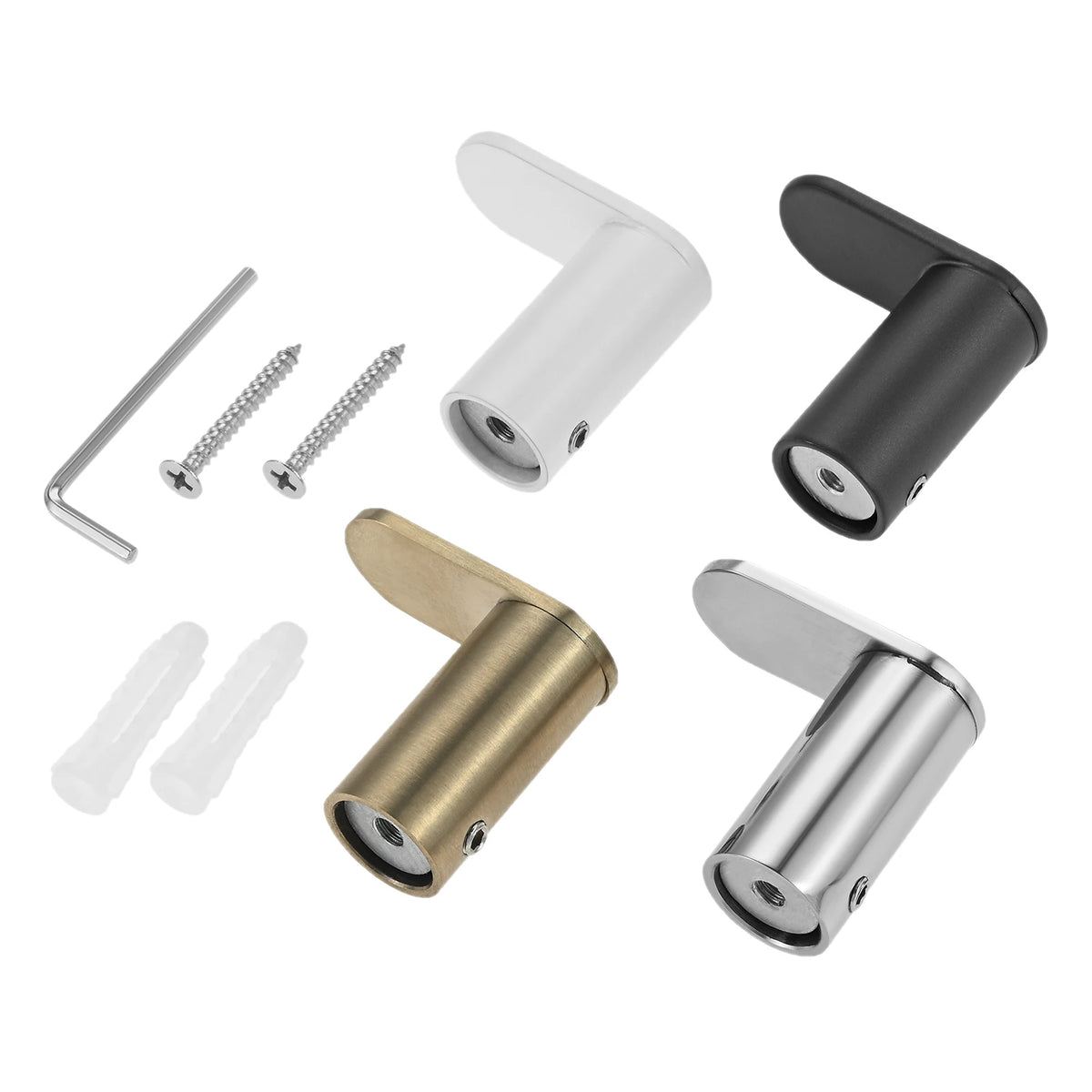 boutons meubles or argent blanc noir vis moderne murale