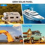 panneau solaire noir cellules solaires carrées industrielle technologie conversion énergie camping caravane maisonextérieur fixations