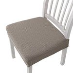 coussin chaise moderne tissé carreaux noir gris vert beige élasthanne polyester lavable adhésif protection