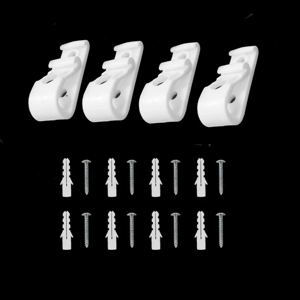 clips rideau transparent quincailleries fenêtres accessoires stores moderne vis fixations
