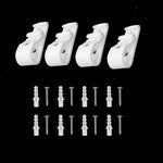 clips rideau transparent quincailleries fenêtres accessoires stores moderne vis fixations